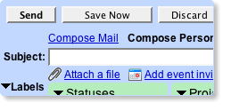 Endow GMail with new features such as easy composition of messages to yourself